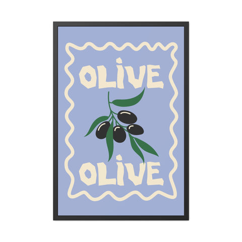 Olive - Framed Poster for Home Decor – Ideal for Kitchen and Dining Spaces