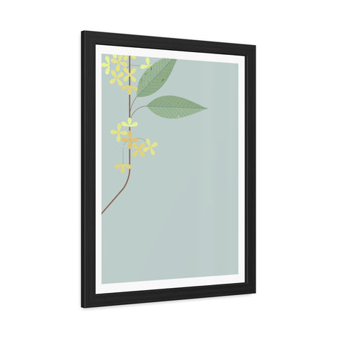 Botanical Gradual 1 - Framed Poster - Elegant Floral Art for Home Décor