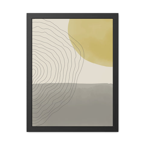 Watercolor Abstract 4 - Framed Print