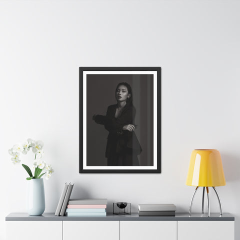 Xiang Sue - Elegant Monochrome Framed Poster - Stylish Wall Art for Modern Decor