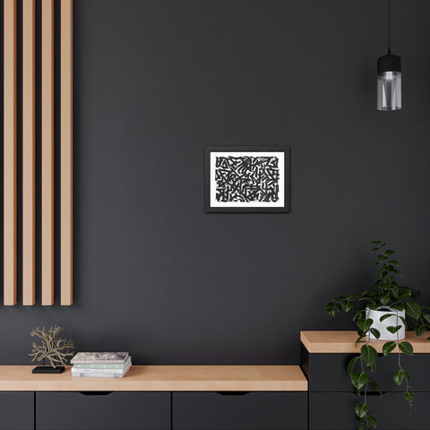 Smith 1 - Modern Abstract Framed Posters - Urban Art Decor for Home & Office