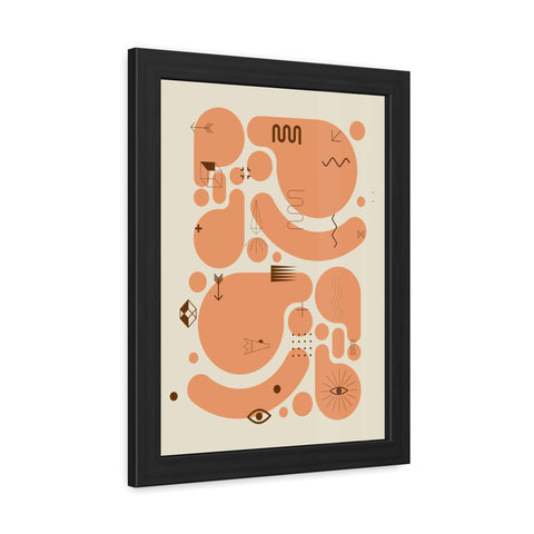 Kinta 1 - Abstract Art Framed Poster | Modern Wall Decor for Home & Office