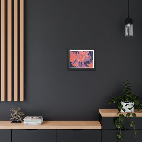 Florescent - Abstract Floral Framed Poster – Modern Wall Art for Home Décor
