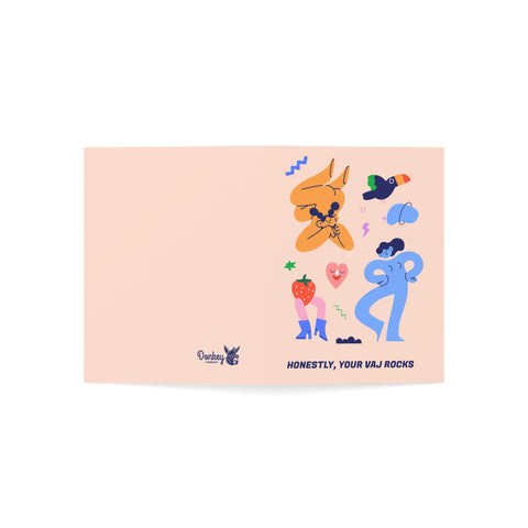 Honestly Your Vaj Rocks - Greeting Card