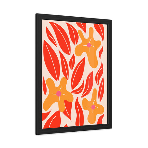Marinda 2 - Vibrant Floral Framed Poster for Home Decor