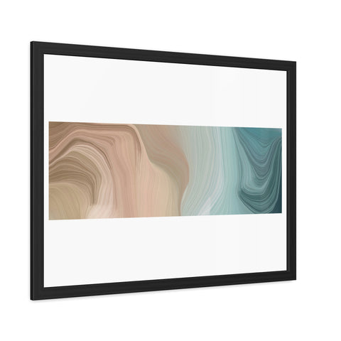 Rock Formation 1 - Abstract Wave Framed Poster | Modern Home Decor | Serenity & Style