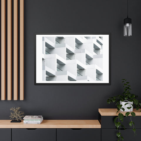 Blocks - Architecture - Framed Print