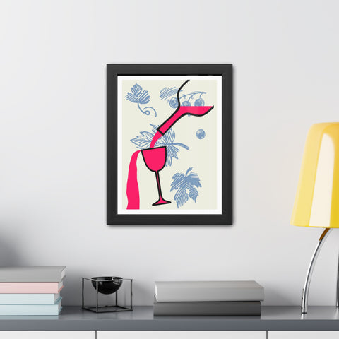 Wine Country 9 - Tropical Cocktail Framed Poster - Vibrant Wall Art for Home Decor