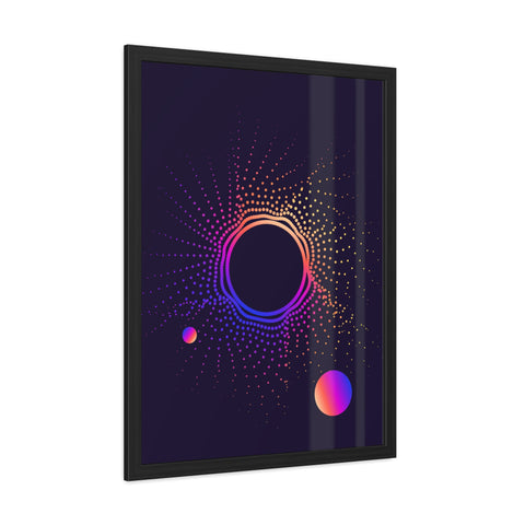 Sound Nova 1 - Cosmic Vibe Framed Poster - Celestial Art for Home Decor