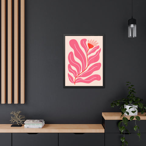 Marinda 6 - Vibrant Floral Framed Poster - Modern Wall Art Decor