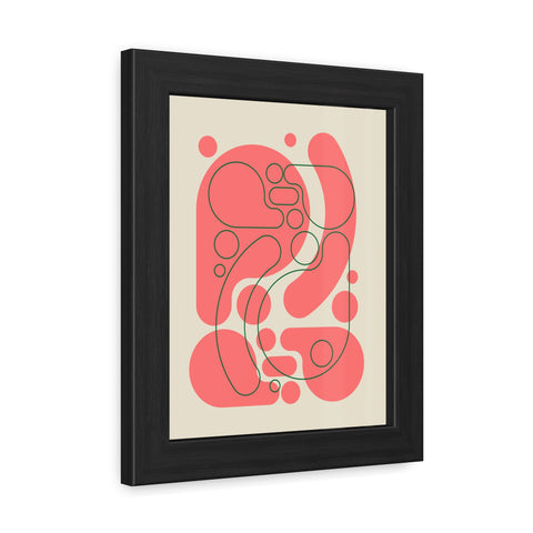 Kinta 4 - Abstract Line Art Framed Posters - Modern Home Decor