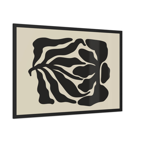 Melancholy 3 - Modern Abstract Framed Poster - Minimalist Wall Art for Home Decor