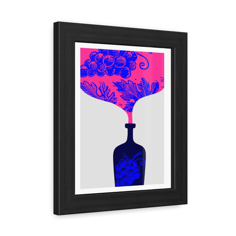 Wine Country 11 - Vibrant Wine-Themed Framed Poster for Home Decor