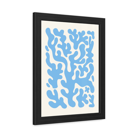 Natural Formation 1 - Ocean-Inspired Framed Poster - Abstract Coral Design for Home Decor
