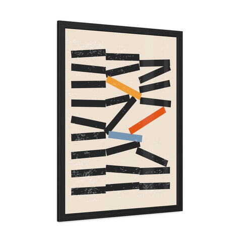 Jarrod 1 - Abstract Framed Poster - Modern Wall Art for Home Decor