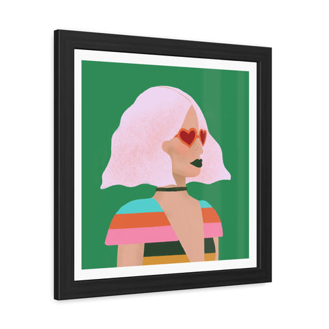 Day at the Opera - Vibrant Framed Poster - Retro Chic Wall Art for Trendsetters