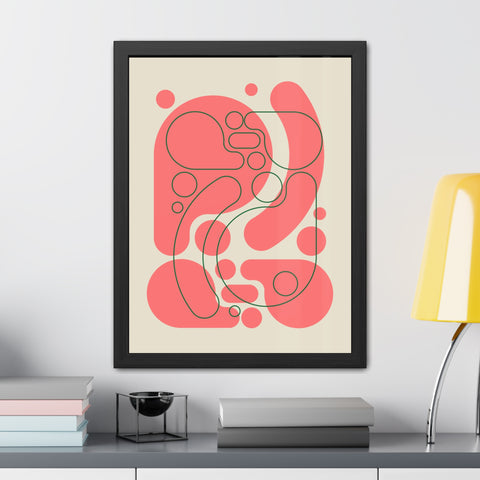 Kinta 4 - Abstract Line Art Framed Posters - Modern Home Decor