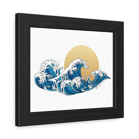 Wavesukan - Framed Print