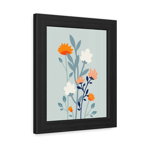 Floral Growth 1 - Framed Poster - Aesthetic Wall Art for Home Decor