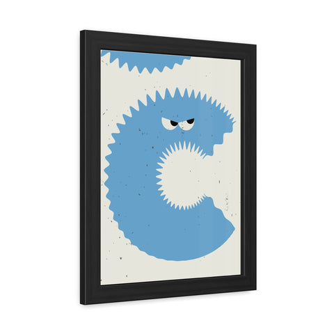 Lettermon C - Whimsical Framed Posters – Unique Wall Art for Fun Spaces