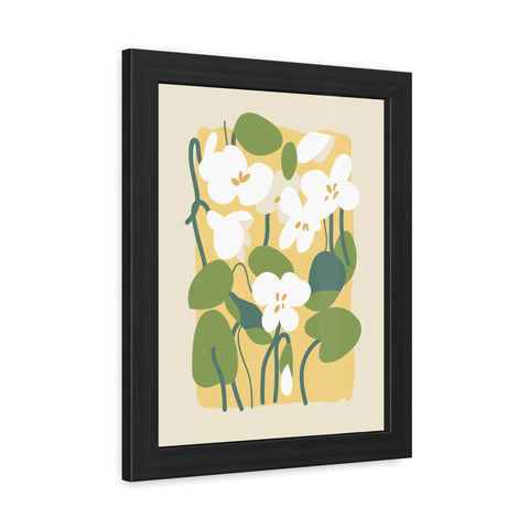 Flowers 1 - Botanical Framed Poster - Floral Wall Art for Home Decor, Perfect Gift for Nature Lovers