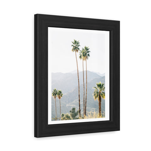 Palm Springs - Palm Trees Framed Poster - Tropical Wall Art for Home Decor