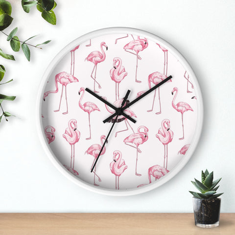 Flamingos - Silent 10" Wall Clock