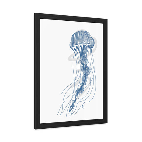 Marine Life 3 - Coastal Crab Framed Poster - Nautical Wall Art for Ocean Lovers, Beach Decor