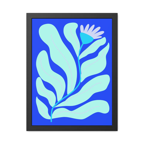 Italian Kitch 3 - Vibrant Floral Framed Poster - Modern Botanical Wall Art for Home Decor