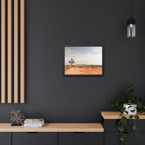 Coachella Valley - Desert Landscape Framed Poster - Serene Wall Art for Home & Office