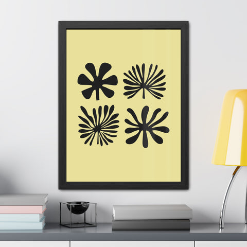 Lotus - Botanical Framed Poster - Modern Wall Art