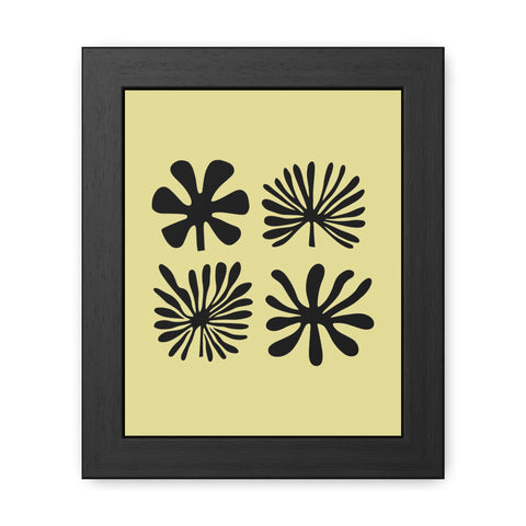 Lotus - Botanical Framed Poster - Modern Wall Art