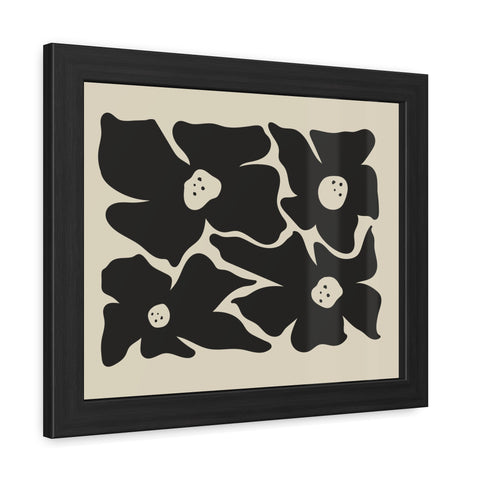 Melancholy 1 - Stylish Floral Framed Poster | Modern Home Decor | Art for Living Room & Bedroom