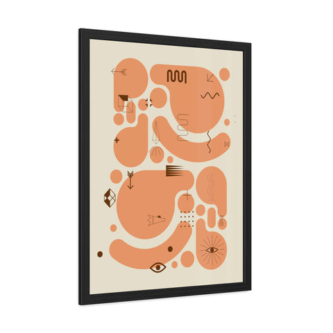 Kinta 1 - Abstract Art Framed Poster | Modern Wall Decor for Home & Office