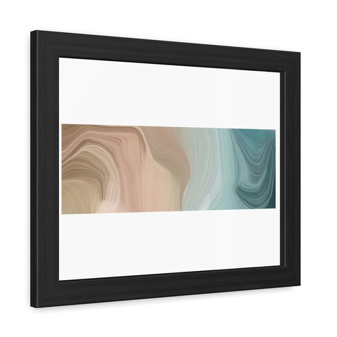 Rock Formation 1 - Abstract Wave Framed Poster | Modern Home Decor | Serenity & Style