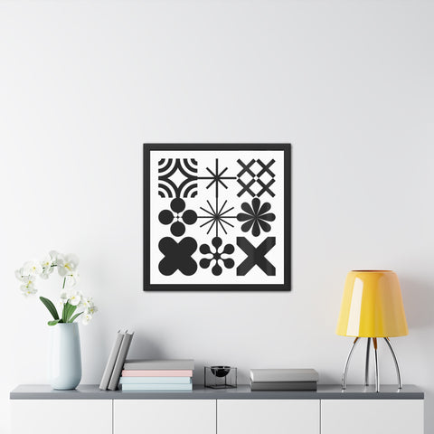 Stark 1 - Modern Abstract Framed Posters for Home Decor - Minimalist Wall Art