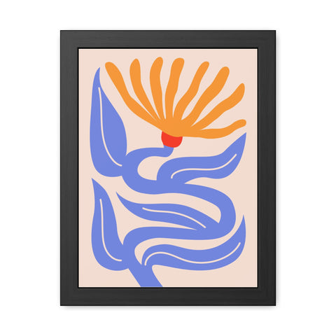 Marinda 4 - Vibrant Floral Framed Poster | Modern Art Decor for Home & Office