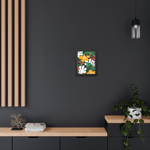 Amazon 3 - Tropical Botanical Framed Poster - Vibrant Jungle Art for Home Decor