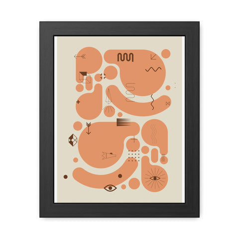 Kinta 1 - Abstract Art Framed Poster | Modern Wall Decor for Home & Office
