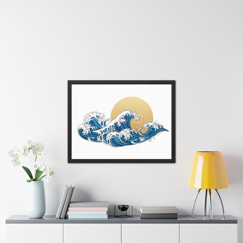 Wavesukan - Framed Print