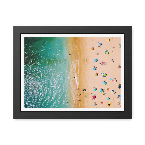 The Happening - Beach Day Framed Poster - Coastal Decor for Summer Vibes