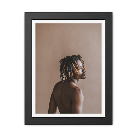 Male Portrait 3 - Elegant Framed Poster - Artistic Male Portrait for Modern Home Decor