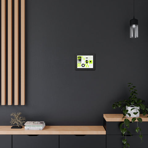 Modern Geometric Framed Poster Art – Eye-Catching Home Decor