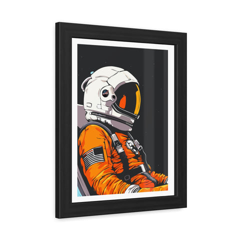 Astrum 1 - Astronaut Framed Poster - Space Art for Adventure Lovers