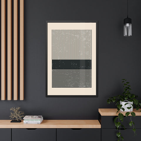 Ink Stamp 5b - Minimalist Framed Poster – Modern Wall Art for Home Decor