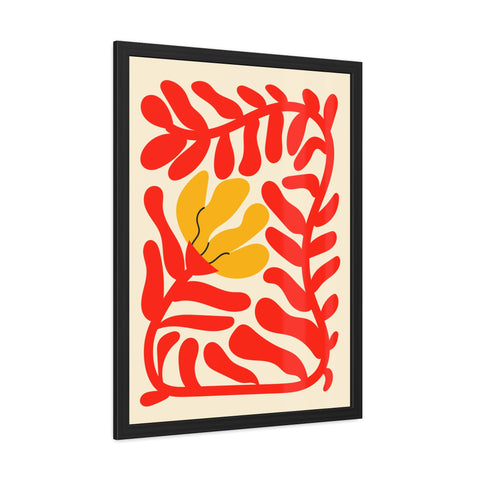 Italian Kitch 7 - Vibrant Floral Framed Poster – Modern Wall Art for Home Decor
