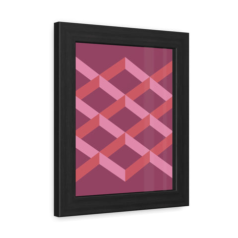 Geometric Framed Poster - Modern Wall Art for Contemporary Decor