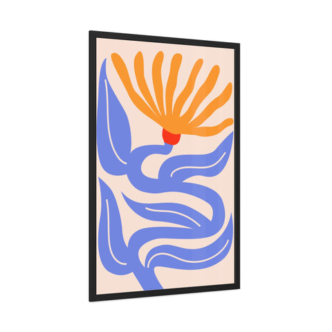 Marinda 4 - Vibrant Floral Framed Poster | Modern Art Decor for Home & Office