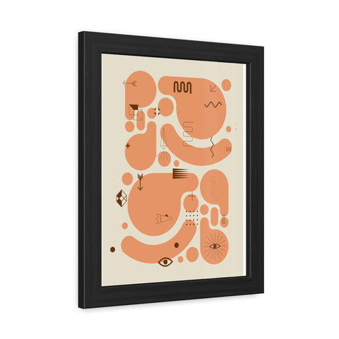 Kinta 1 - Abstract Art Framed Poster | Modern Wall Decor for Home & Office