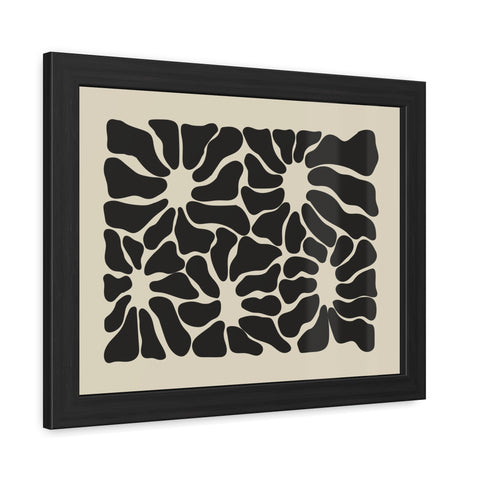 Melancholy 2 - Abstract Framed Poster - Modern Art Wall Decor for Minimalist Spaces